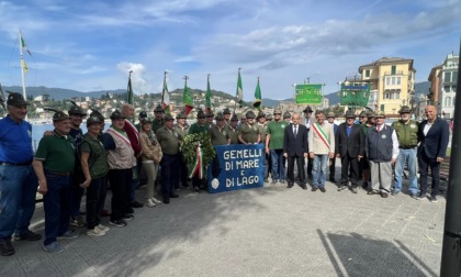 Alpini, rinnovato il gemellaggio tra Rapallo e Griante