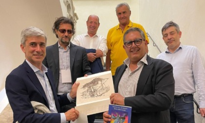 Visita del Presidente Toti a Sestri, l'incontro con il nuovo sindaco Solinas