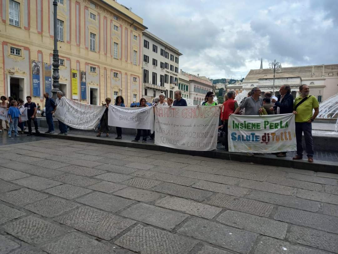 no tunnel protesta ambiente davanti regione