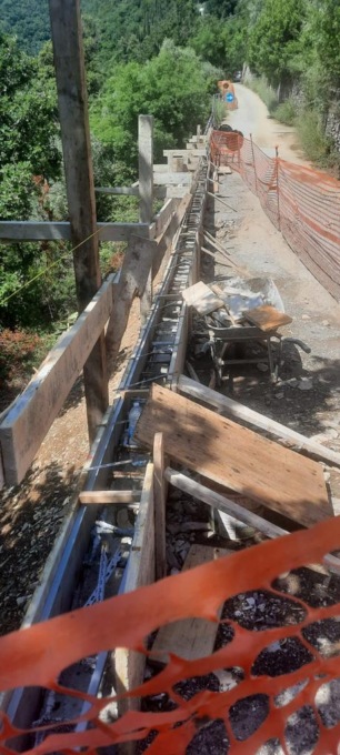 Recco, avanti con i lavori in via Pastene e in via Verzemma