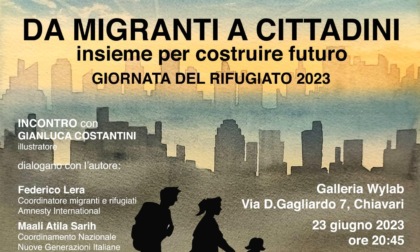 Oggi, venerdì 23 giugno,  l'incontro "Da migranti a cittadini" a Chiavari