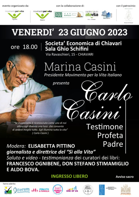 “Carlo Casini: Testimone, Profeta, Padre”