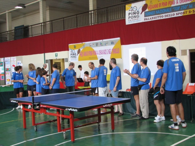 50 anni di ping pong a Chiavari e nel Tigullio: il programma