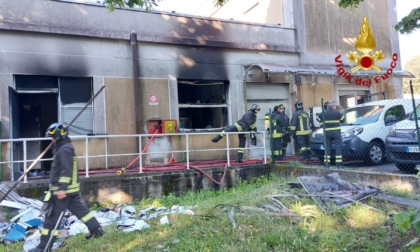 Incendio in una scuola a Rapallo