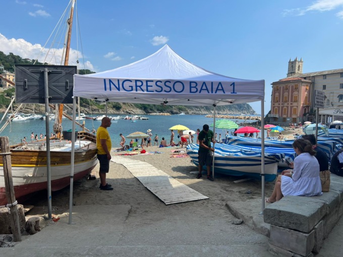 Baia del Silenzio, accessi contingentati fino al 31 agosto