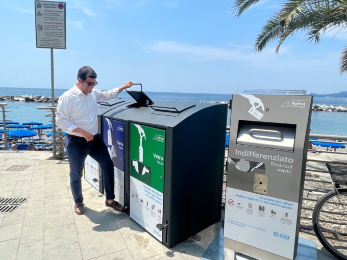 Nuove isole ecologiche a Chiavari per conferire i rifiuti prodotti in spiaggia