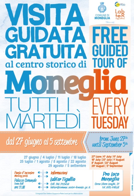 La ripresa delle visite guidate alla scoperta di Moneglia