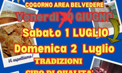 Re Raviolo, annullata per maltempo la serata di oggi, venerdì 30 giugno