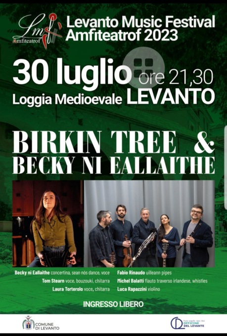 Domenica 30 luglio nuovo appuntamento del Levanto Music Festival Amfiteatrof