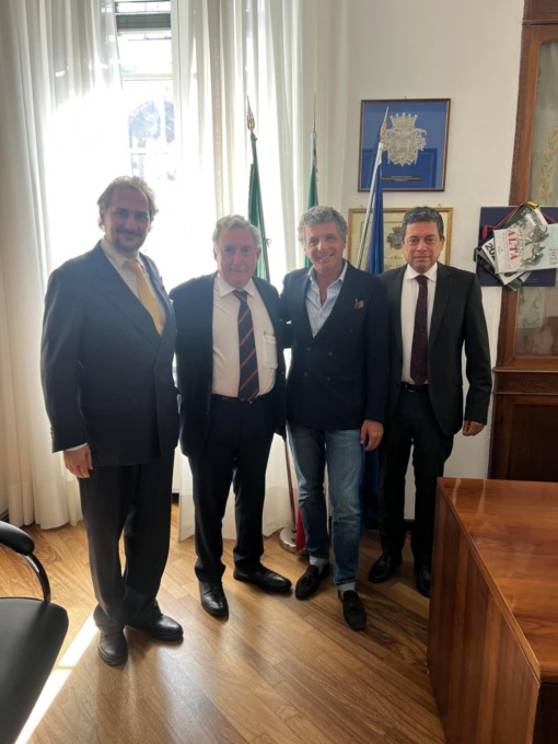 L’ambasciatore del Cile Ennio Vivaldi in visita a Rapallo