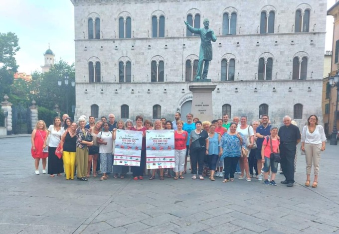 No al femminicidio, la marcia a Chiavari