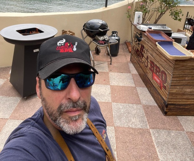 A Sestri barbecue party con Walter