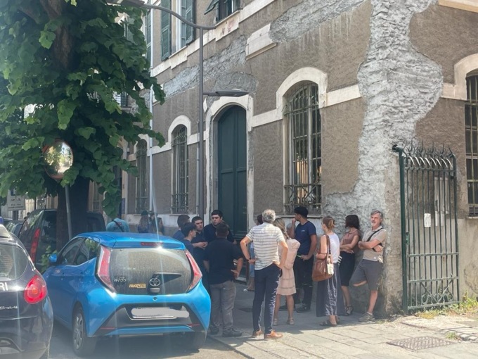 Incendio in corso Millo a Chiavari