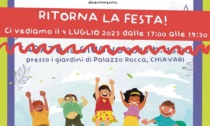 "1,2,3...Festa. Famiglie in gioco", martedì 4 luglio l'appuntamento del Centro Famiglia Tigullio