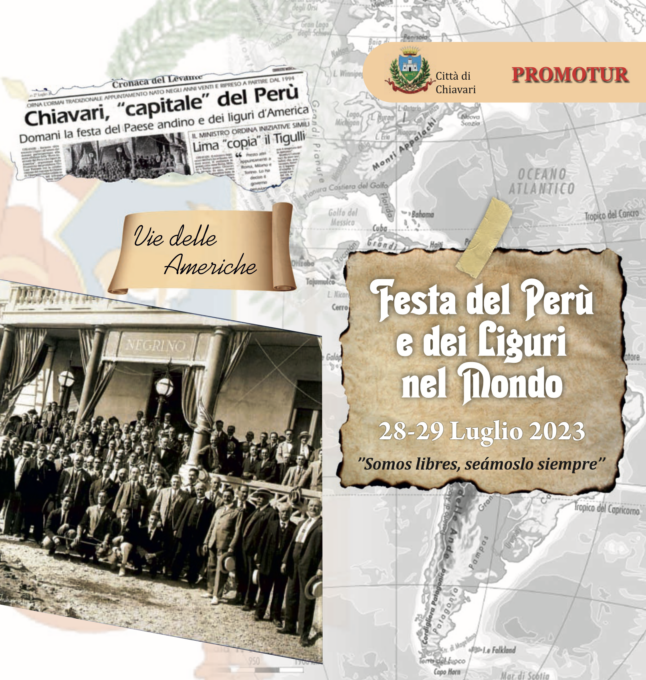 Torna a Chiavari la Festa del Perù e dei liguri nel mondo