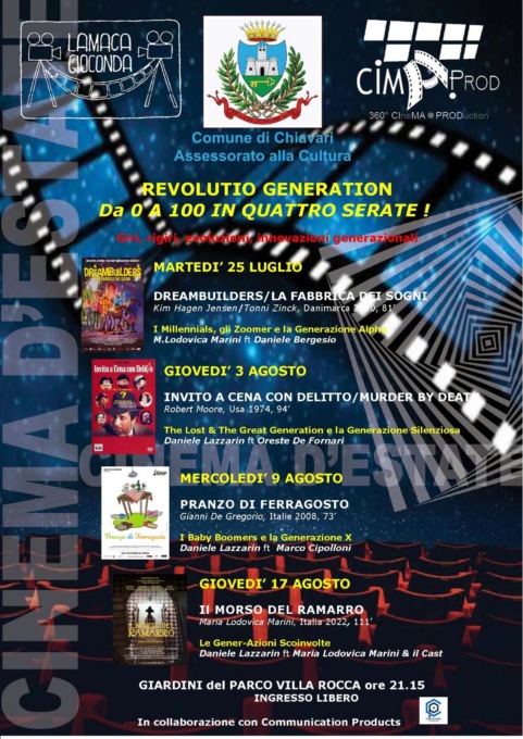 A Chiavari ritorna il Cinema sotto le stelle