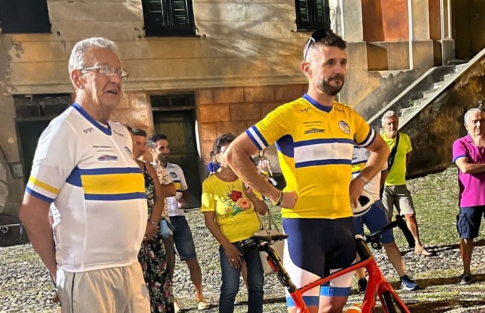 Partito ieri sera per Roma il ciclista Simone Sabini