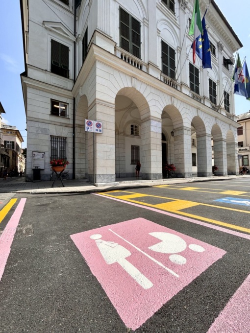 Chiavari, aumentano i parcheggi rosa