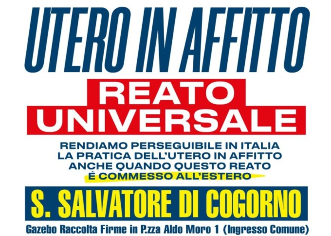 Utero in affitto, Fratelli d’Italia raccoglie firme per dire No
