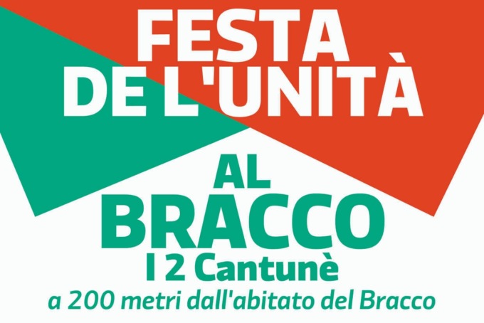 Al via la Festa dell’Unità al Bracco