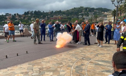 Nostra Signora di Montallegro, la tradizionale sparata del Panegirico a Rapallo