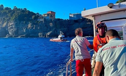 Canoista soccorso a Portofino