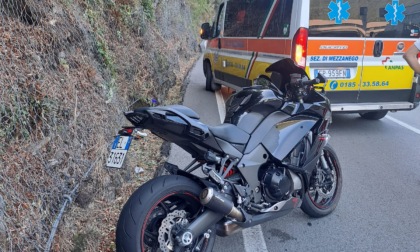 Incidente a Terrarossa, motociclista al Pronto Soccorso