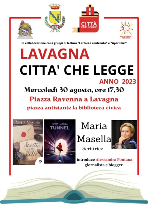 “Lavagna città che legge”, l’incontro con Maria Masella
