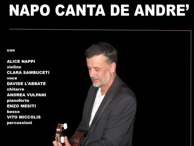 Napo canta De André, si chiude la rassegna estiva di Teatri di Levante