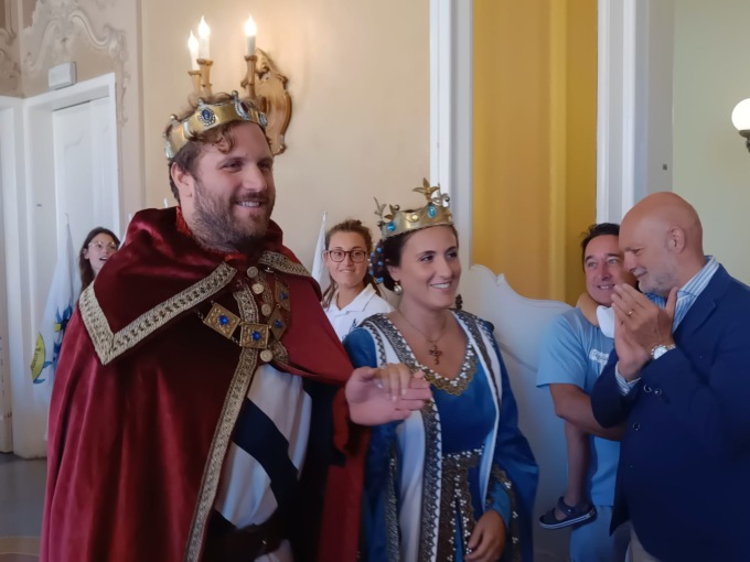 Elena Avanzi ed Enrico Bonicelli sono i Conti della Torta dei Fieschi 2023