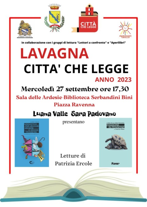 “Lavagna città che legge”, l’incontro con Luana Valle e Sara Padovano