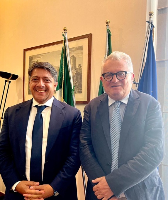L’incontro tra l’assessore regionale Augusto Sartori e il nuovo presidente di Anpal Servizi Andrea Temussi