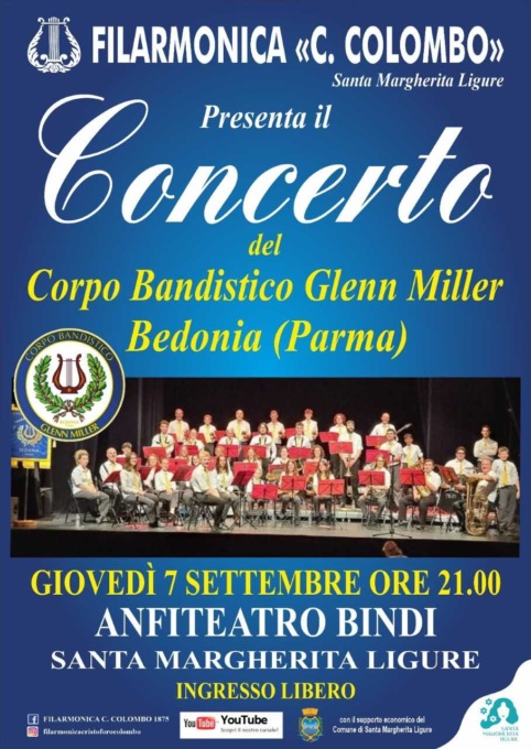 Santa Margherita, in concerto la banda di Bedonia
