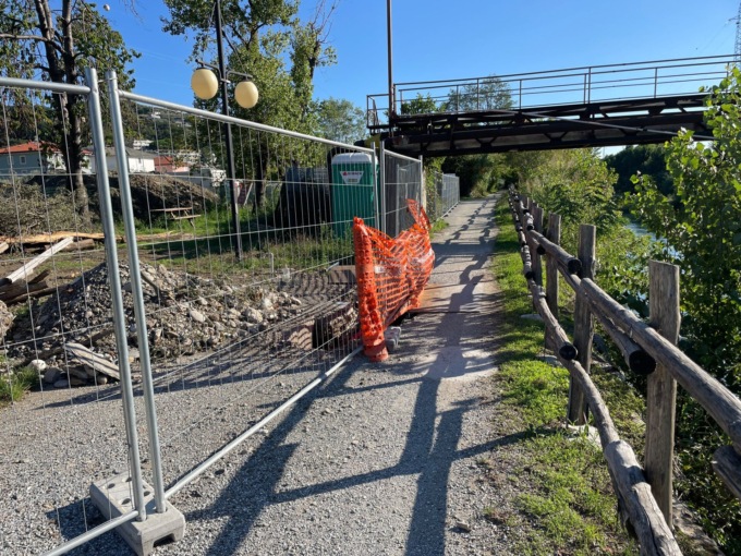 Chiuderà lunedì 2 ottobre la pista ciclabile di Cogorno