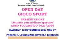 Arriva “Open Day Gioco Sport”