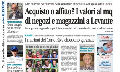 Il Nuovo Levante da oggi in edicola