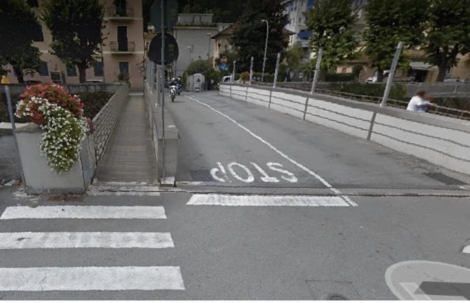Danneggiato il ponte mobile di piazza Cile a Rapallo