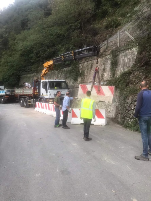 Riaperta la SP 26 della Val Graveglia dopo la frana