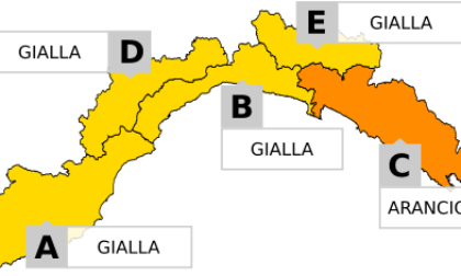 Prolungata l'allerta arancione per temporali nella zona C