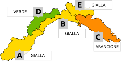 Prosegue l’allerta arancione sul Levante