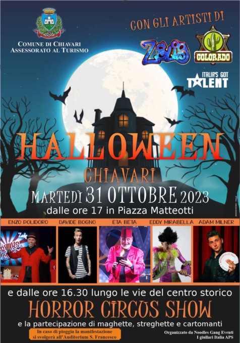 Torna la festa di Halloween a Chiavari