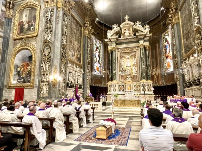 Funerali di don Pino, l’omelia integrale di monsignor Sanguineti