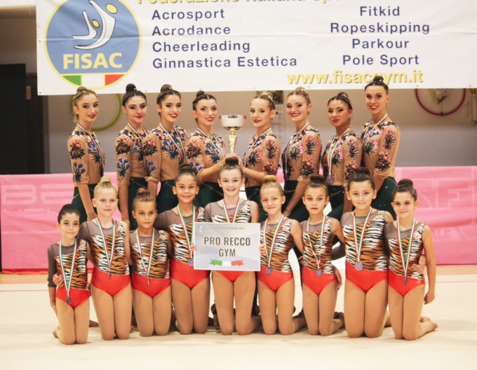 Pro Recco Gym Club, la squadra senior conquista la Coppa Italia