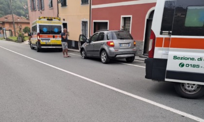 Incidente a Carasco, esplode la gomma di un’auto
