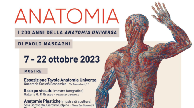 “Anatomia. I 200 anni della Anatomia Universa di Paolo Mascagni”, domenica 22 l’appuntamento a Chiavari