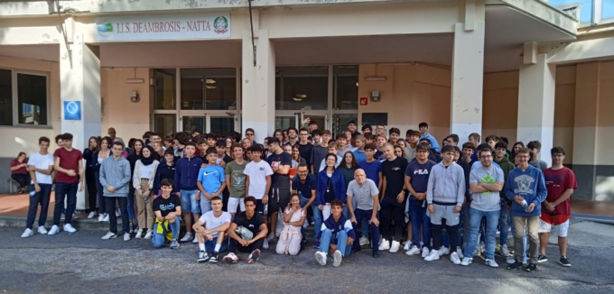 Gli studenti del Natta incontrano l’atleta olimpionico Rachid Berradi