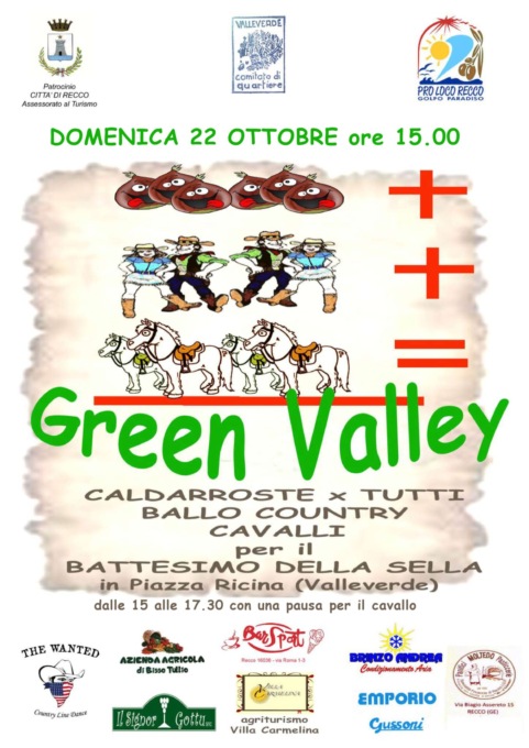 Recco, domenica 22 ottobre la castagnata Green Valley