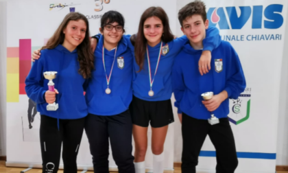 Chiavari Scherma, due argenti e due bronzi