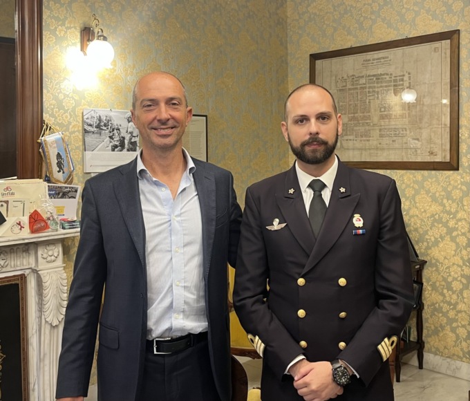 Chiavari, il sindaco incontra il nuovo comandante del circomare di Santa Margherita