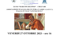 Chiavari, venerdì 27 ottobre l'incontro sulla figura di Sant'Agostino